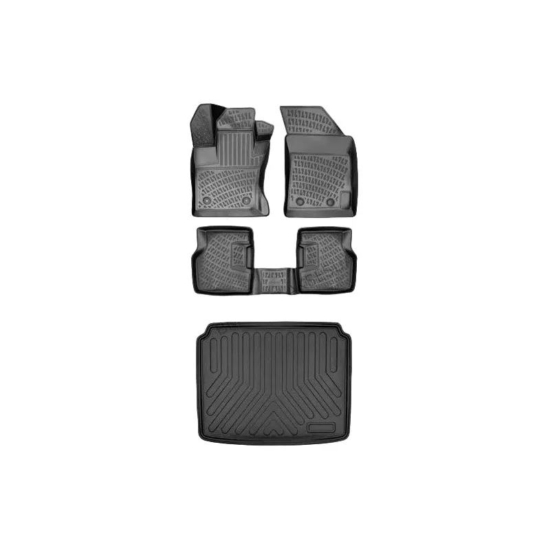 Floor Mats and Cargo Liner for Seat Arona Upper Trunk 2017 or Newer 3D