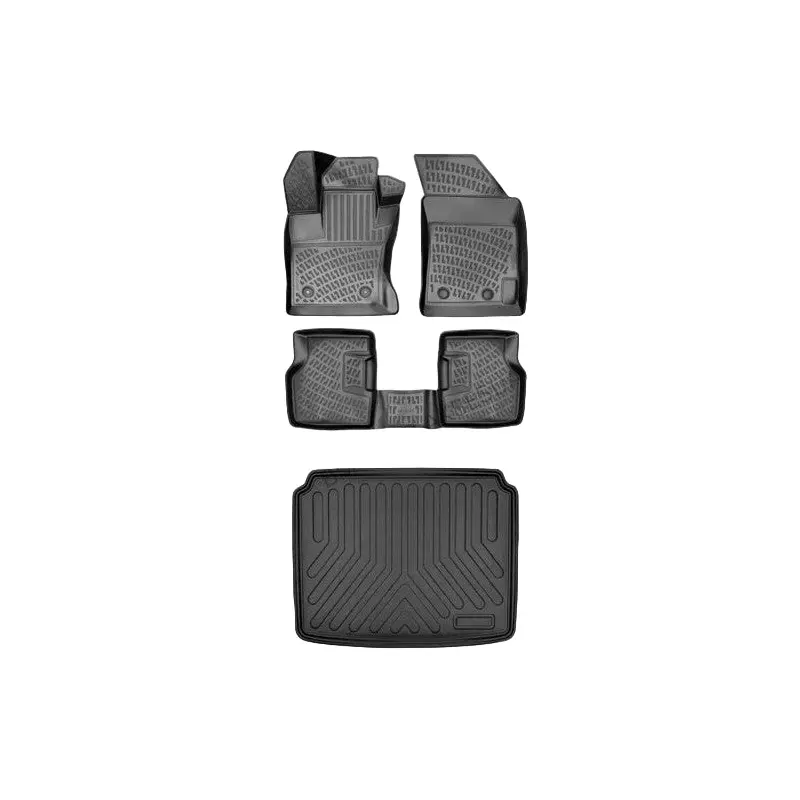 Floor Mats and Cargo Liner for Seat Ateca 4X2 2016 or Newer 3D