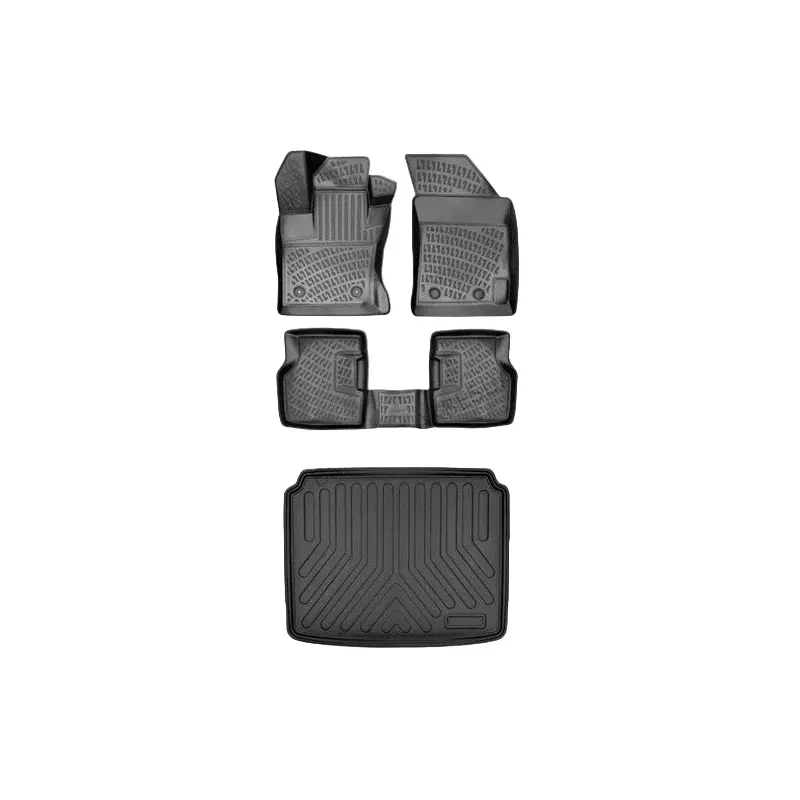 Floor Mats and Cargo Liner for Seat Ateca 4X4 2016 or Newer 3D