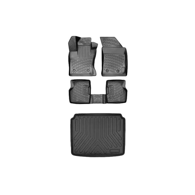 Floor Mats and Cargo Liner for Seat Ibiza 2017-2022 Custom 3D