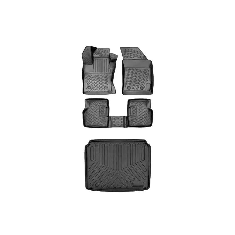 Floor Mats and Cargo Liner for Seat Ibiza Lower 2022 or Newer Custom 3D