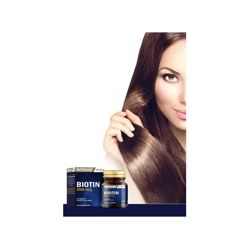 Nutraxin Biotin 5000Mcg 30 Tablets