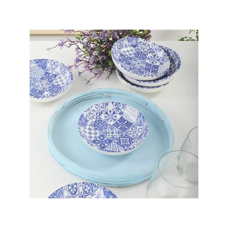 Keramika Keraart Blue Ring Snack / Sauce Bowl 13 Cm 6 Pieces - 17926