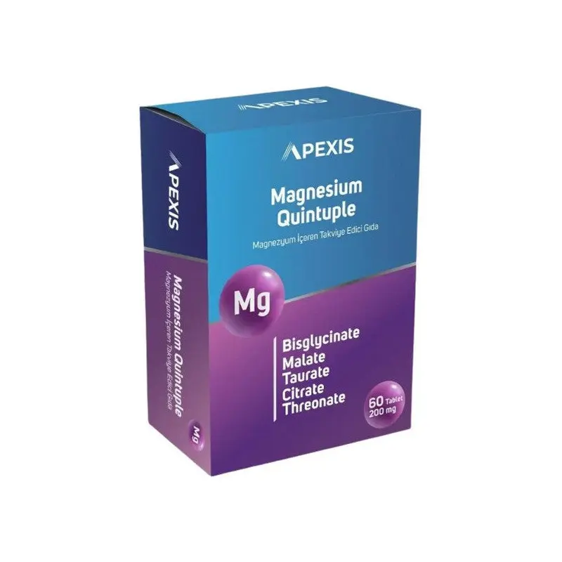 Apexis Magnesium Quintuple 60 Tablet