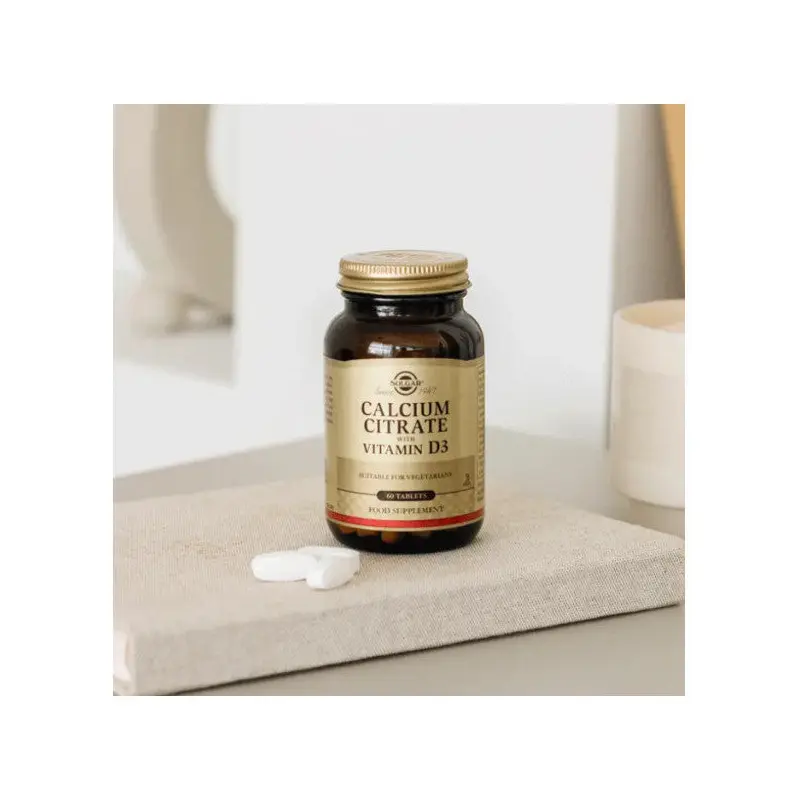 Solgar Calcium Citrate With Vitamin D 3 60 Tablet