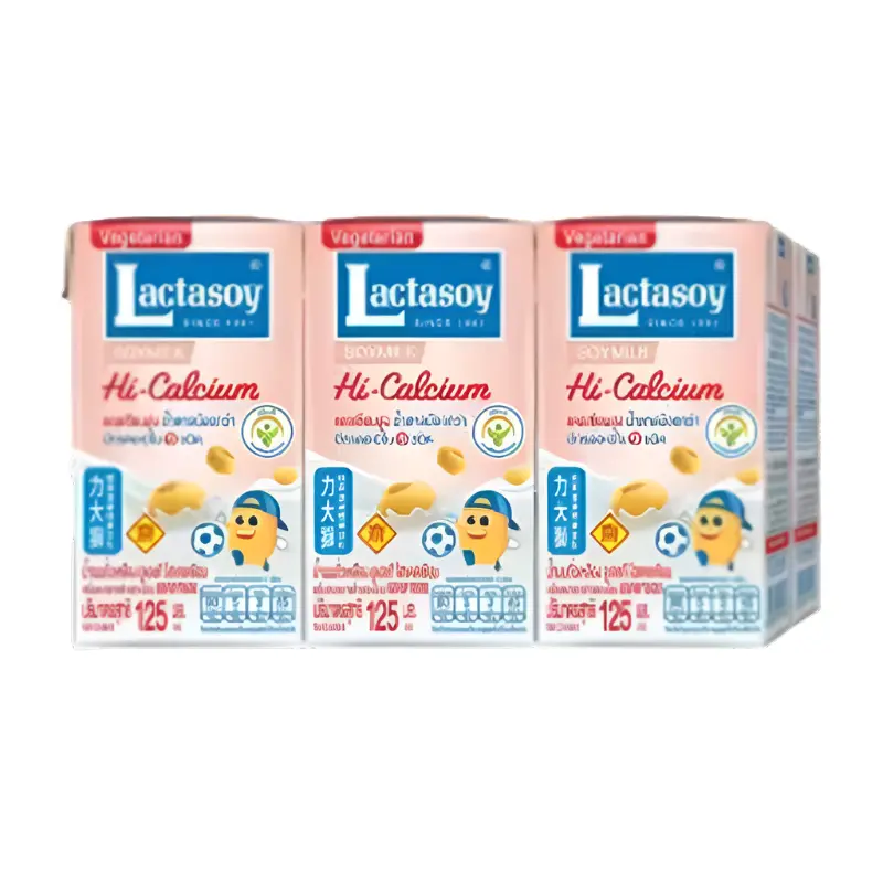 Lactasoy UHT high calcium Soy milk 125ml  Pack of 6boxes