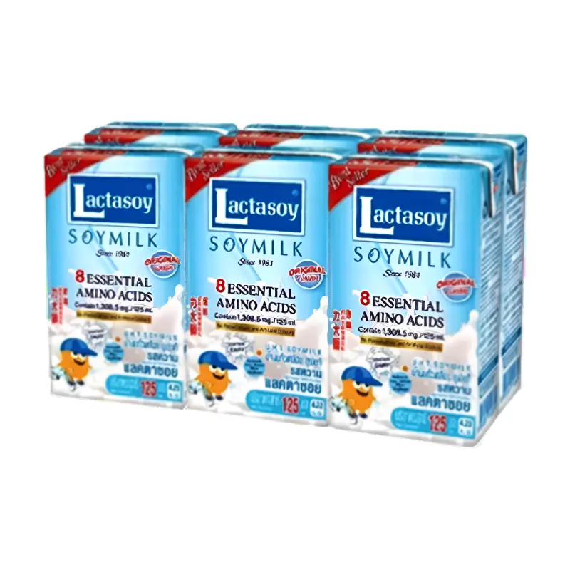 Lactasoy UHT soy milk Original Classic 125ml  Pack of 6boxes
