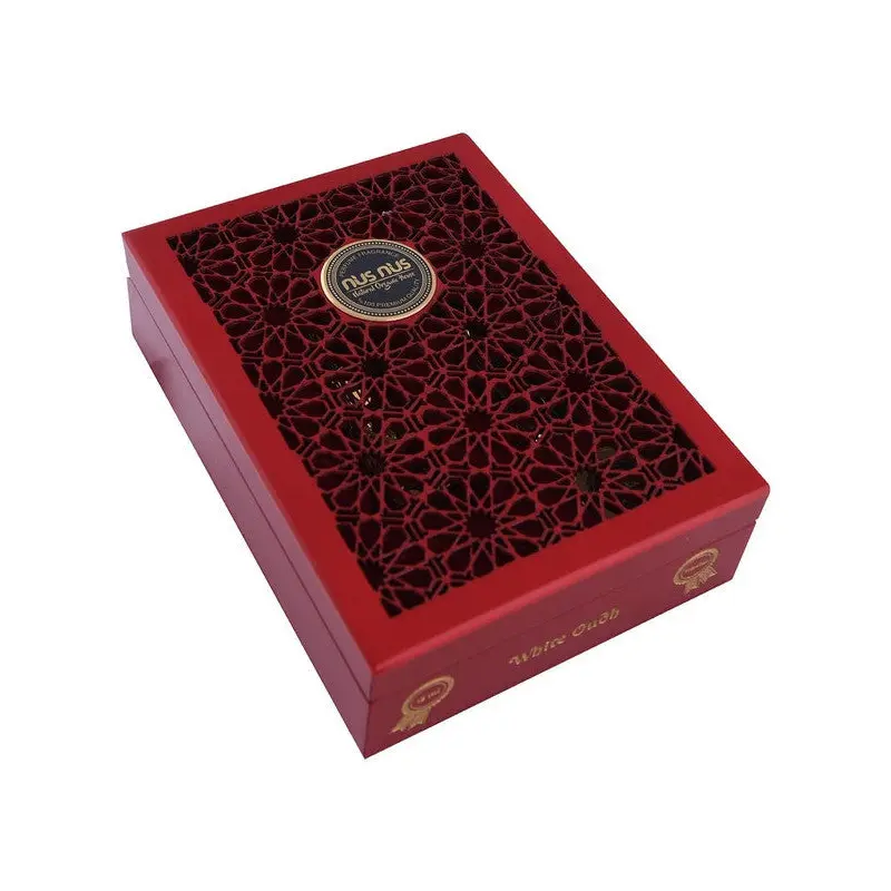 Nusnus White Oudh 12 Ml Wooden Box