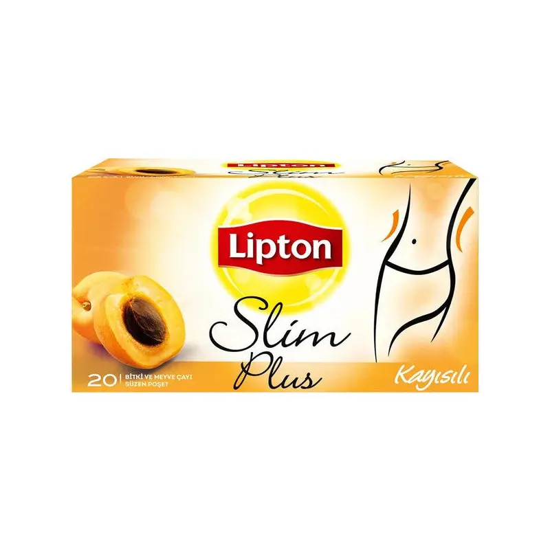 Lipton Slim Plus Apricot Mixed Herbal Tea 20 X 2 Gr