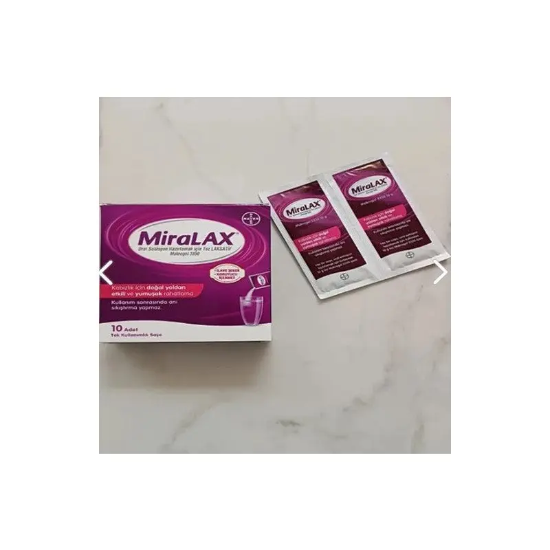 Miralax Oral Solution Macrogol 3350 Single Use 10 Sachets