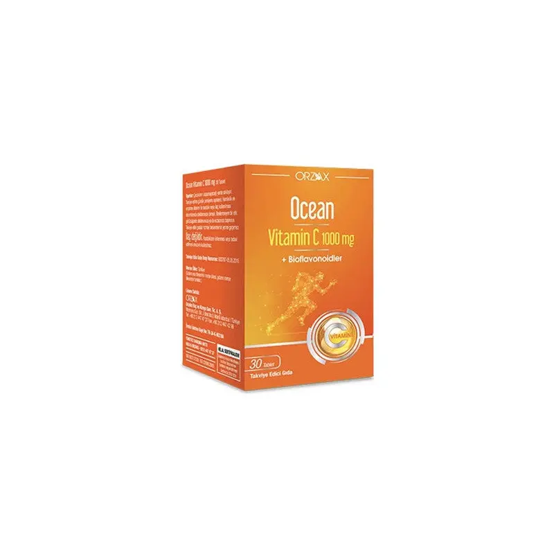 Orzax Ocean Vitamin C 1000 Mg 30 Tablets