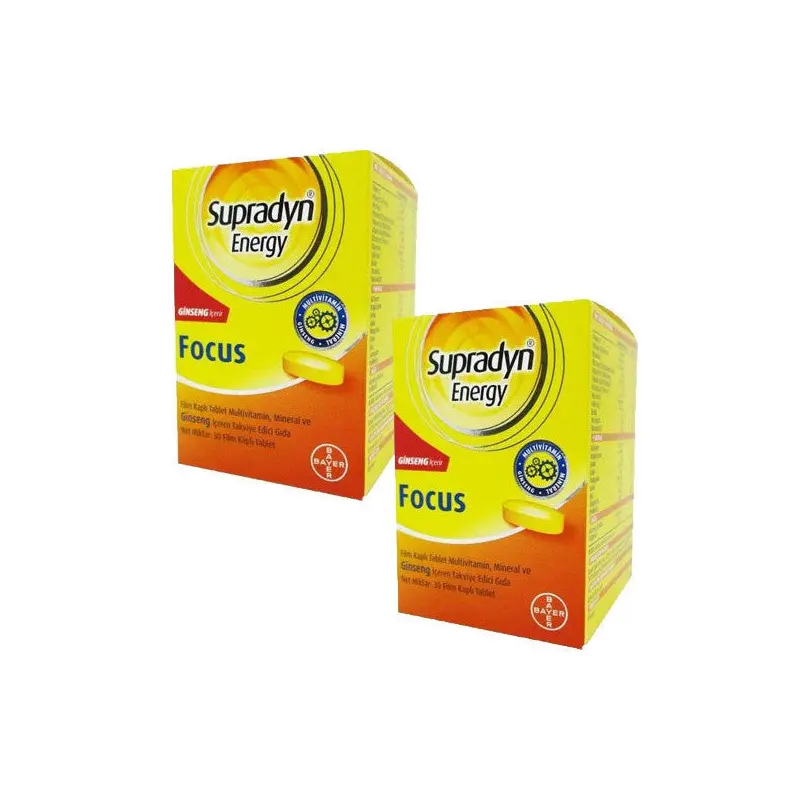 Supradyn Energy Focus 30 Tablet 2 Pcs