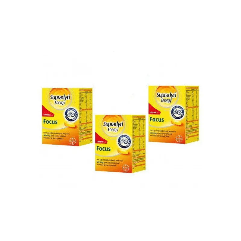 Supradyn Energy Focus 30 Tablet 3 Pcs