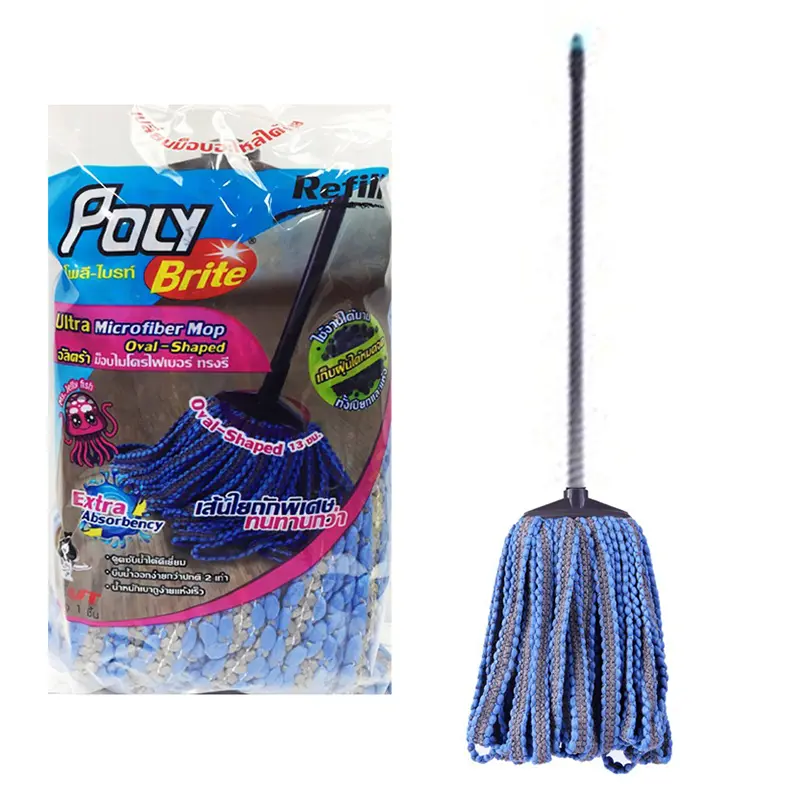 Poly Brite Ultra Microfiber Mop - Oval Shape (Mr. Jellyfish) 13cm per piece