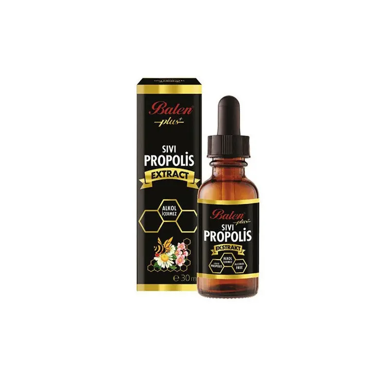 Balen Liquid Propolis Extract Drop 30 Ml  Water-Based, Alcohol-Free