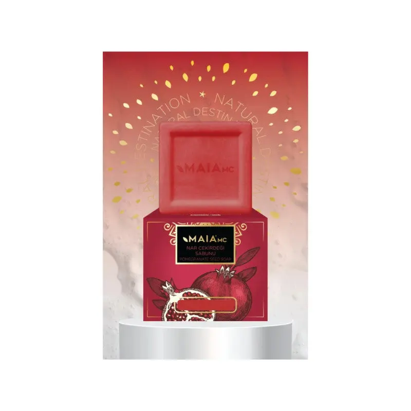 Maia Pomegranate Seed Soap - 150 Gr