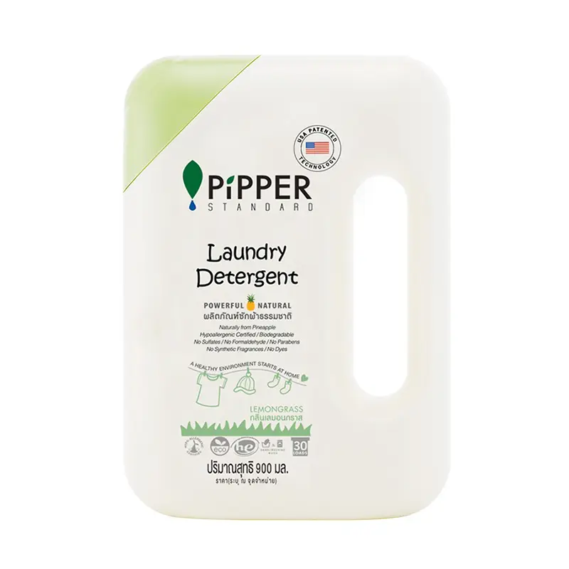 Pipper Standard Laundry Detergent Lemongrass 900ml