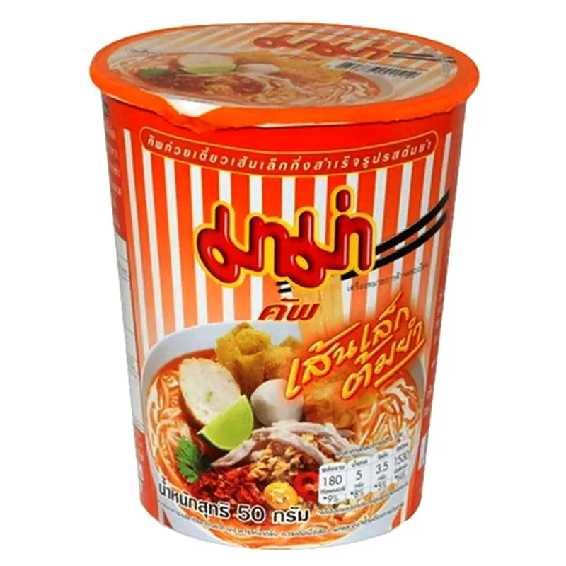 Mama Cup Instant Rice Noodles Tom Yum  Flavour Size 50g
