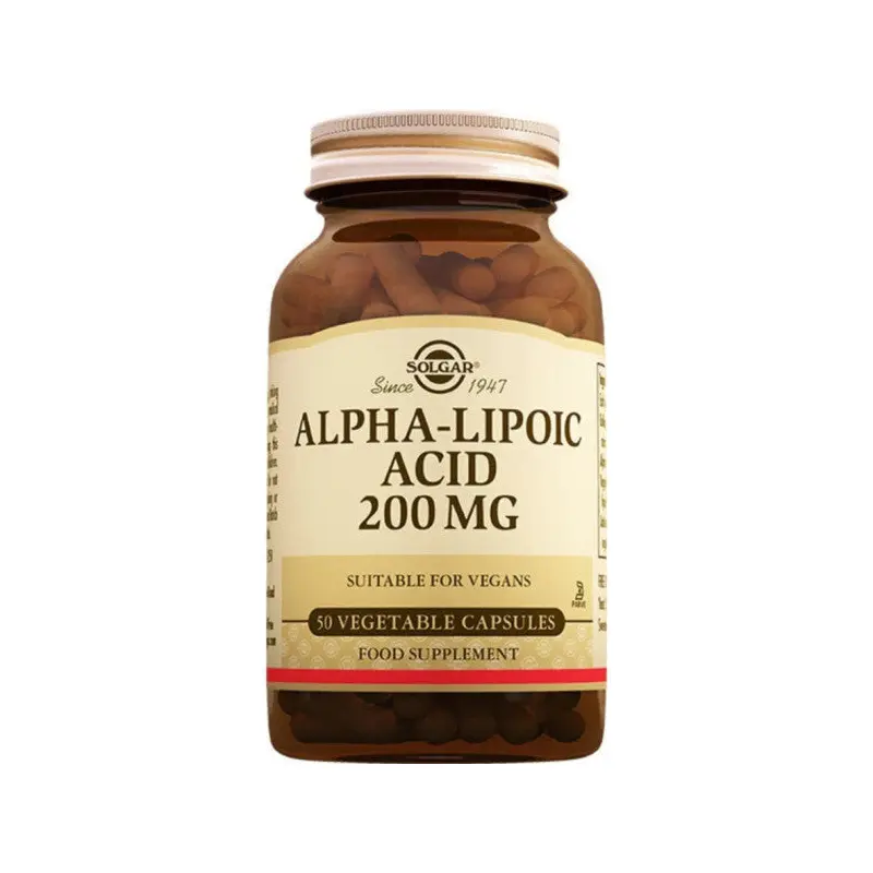 Solgar Alpha Lipoic Acid 200 Mg 50 Capsules