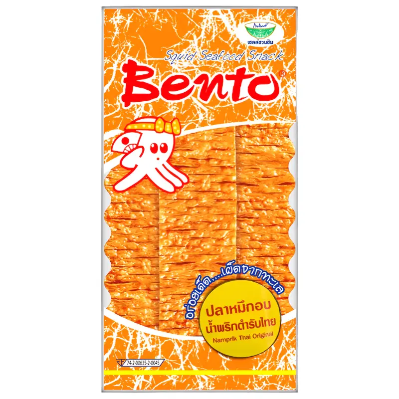 Bento Squid Seafood Snack Namprik Thai Original size 24g