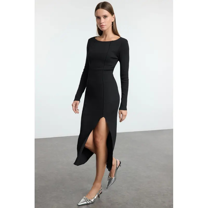 Women's Straight Midi Long Casual/daily Slim Dress