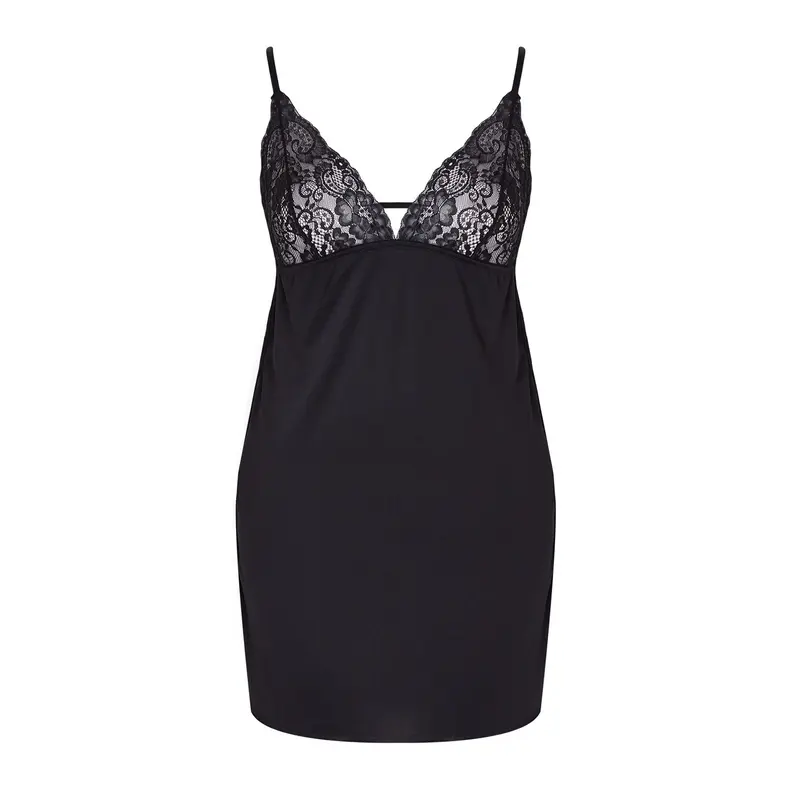 Curve Women's Straight Uncapped Plus Size Babydoll