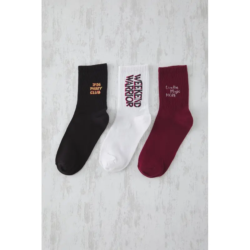 Man Very Colorful Sock