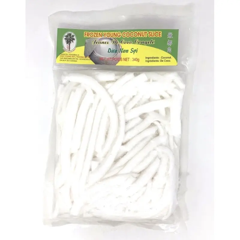 Frozen Young Coconut Slice