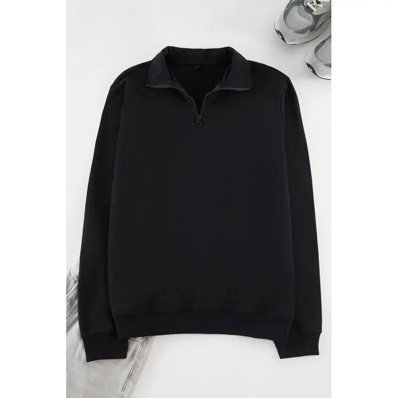 Man Men's Very Colorful Straight Long Regular Sweatshirt