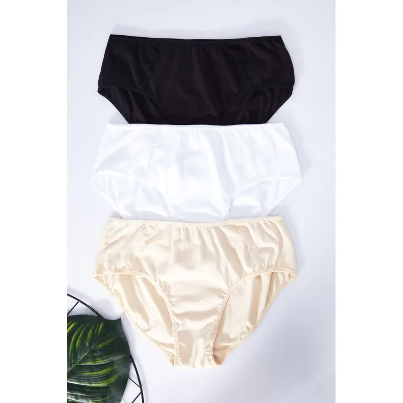 Curve Women's Unifarben Plus Size Underpants