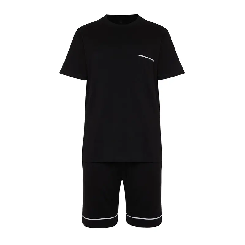 Man Men's Unifarben Short Lounge Regular Fit Pajama Sets