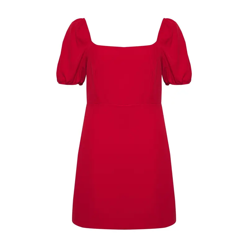 Curve Women's Plain Mini Short Casual Relaxed Fit Plus Size Dress