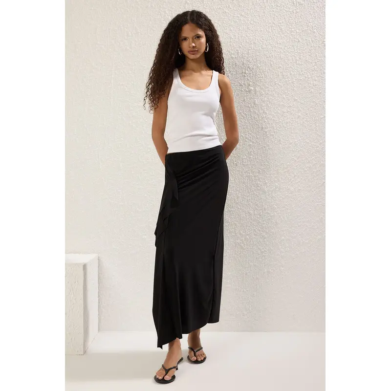 Women's Straight Midi Fish Skirt