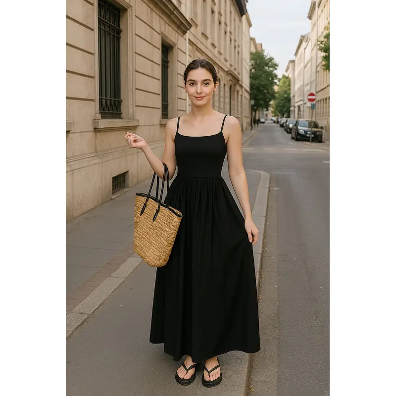 Women's Straight Maxi Sleeveless Casual/daily Skater Dress