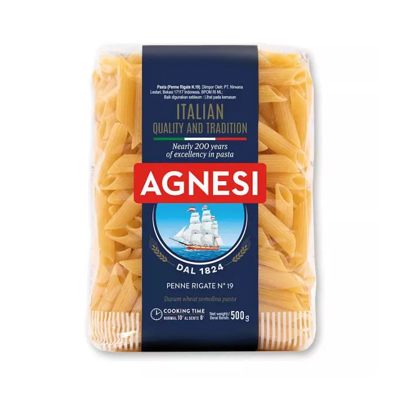 AGNESI PENNE RIGATE NO.19  500G