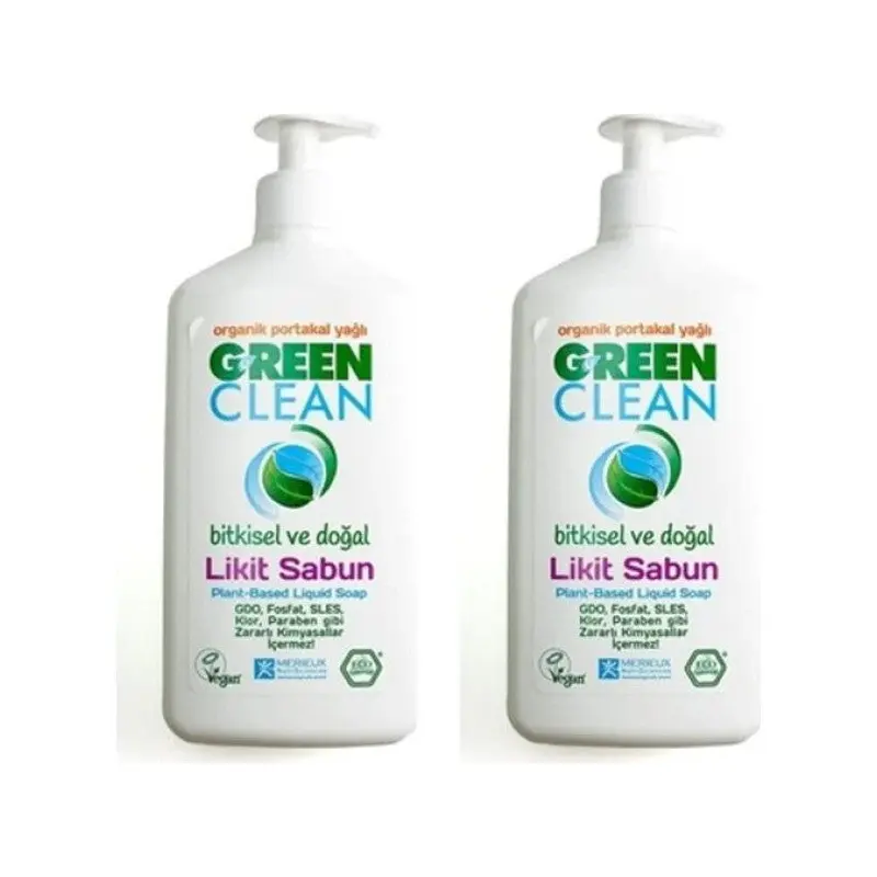 U Green Clean Organic Liquid Soap Orange 500 Ml X 2 Pieces