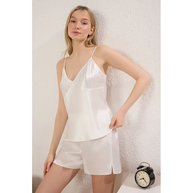 Women's 2 Pack Straight Hanging Lounge/home Regular Pajama Set