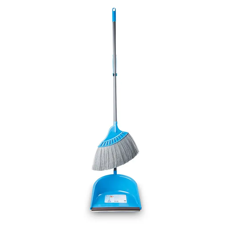Poly-Brite Broom and Dustpan per set