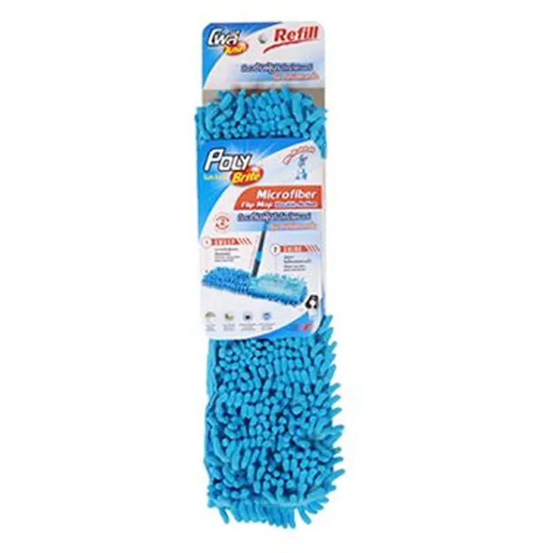 Poly-Brite Microfiber Flip Mop - Double Action Refill 40 x 110 cm per piece