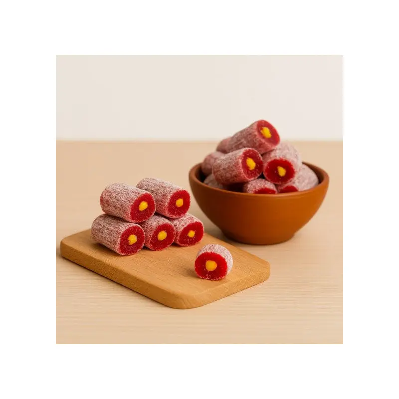 Pomegranate Turkish Delight Roll 1Kg (With Pistachio Pieces)