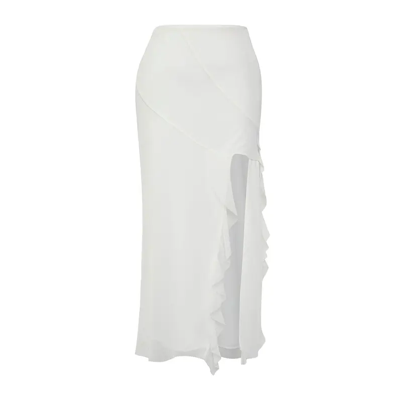 Women's Plain Midi Bodycon Skirt
