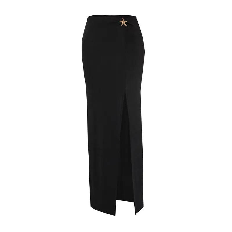 Women's Printed Midi Bodycon Skirt