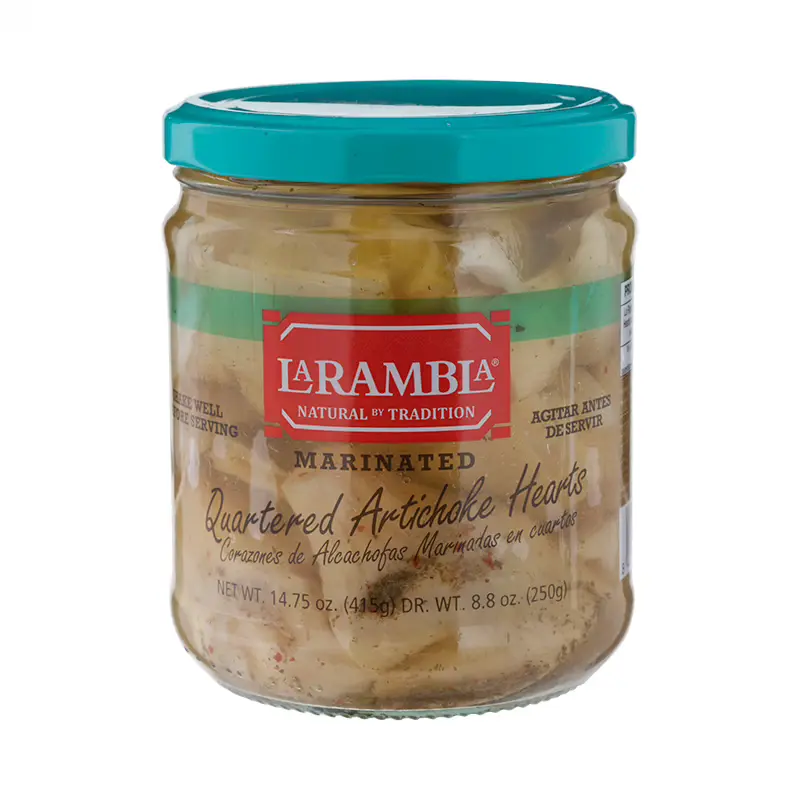 La Rambla Marinated Quartered Artichoke Hearts 415g