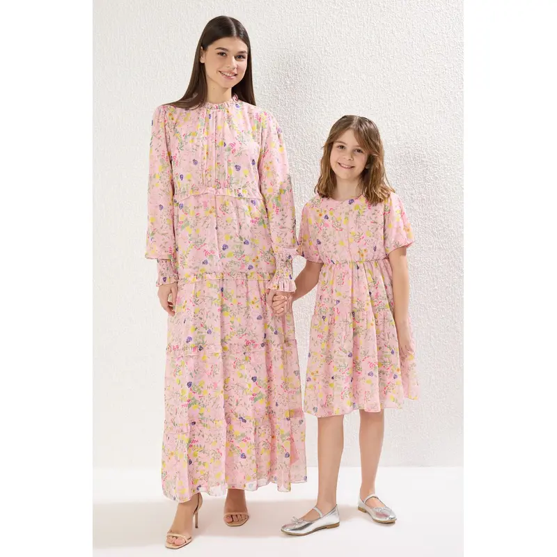 Modest Women's Geblmt Long Long Casual Relaxed Fit Modest Dresses