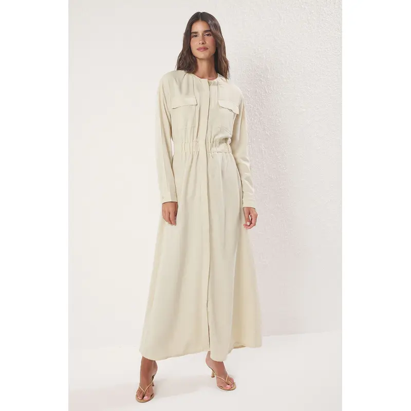 Modest Women's Straight Long Long Casual/daily Regular Modest Dresses