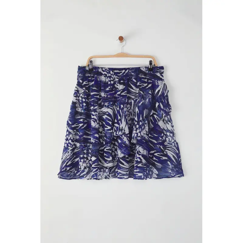 Curve Women's Printed Mini A-Line Plus Size Skirt
