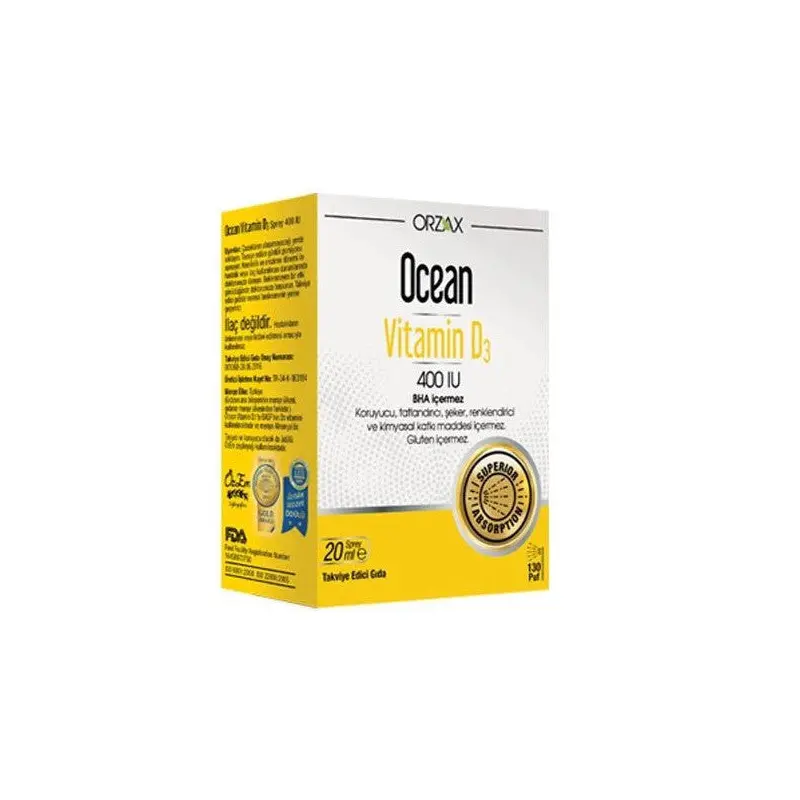 Ocean Vitamin D3 400 Iu Spray 20Ml