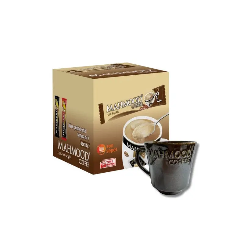 Mahmood Coffee 3 n 1 Milk Foam 48 Pieces And Mug