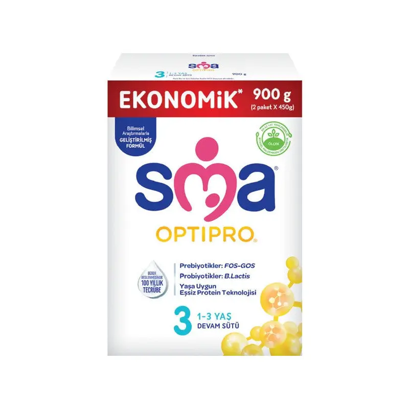 Sma Optipro 3 Probiotic Follow-On Milk 900 Gr