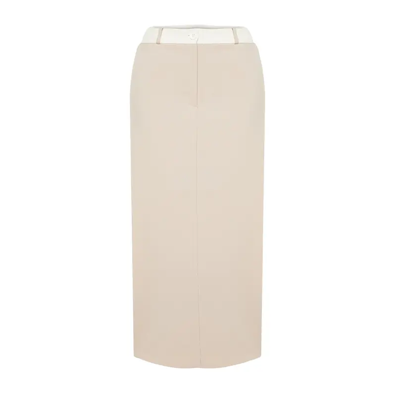Women's Plain Midi Pencil Skirt